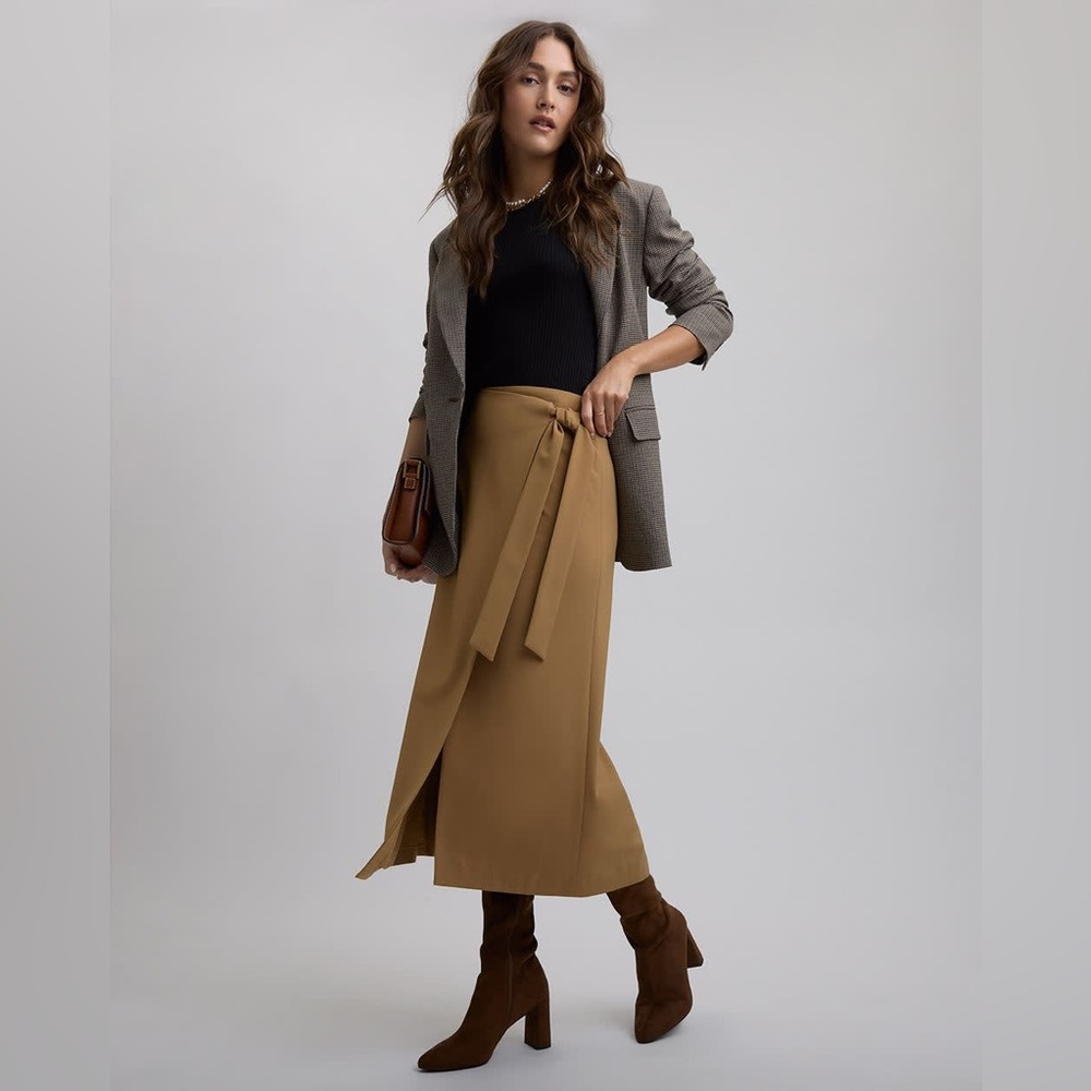 Midi Wrap Skirt